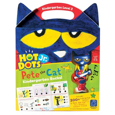 Educational Insights Hot Dots Jr. Pete The Cat Kindergarten Rocks (2454)