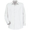 Red Kap Mens Specialized Cotton Work Shirt LN x XXL, White