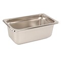 FFR Merchandising Stainless Steel Pans And Accessories; 4 D, Fourth Pan, 3.0 qt, 2/Pack (9922515209)