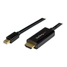 StarTech 3 Mini DisplayPort Male to HDMI Male Converter Cable, Black