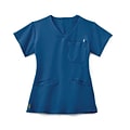 Medline Berkeley ave™ Ladies Scrub Top With Welt Pockets, Royal Blue, 2XL