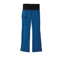 Medline Ocean ave Ladies Yoga Elastic Waist Scrub Pant, Royal Blue, Medium