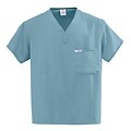 PerforMAX™ Unisex One-pocket Reversible Scrub Tops, Misty Green, Medline Color-coding, Small