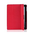 i-Blason i-Folio Smart Cover Slim Hard Shell Stand Case For iPad Air; Red