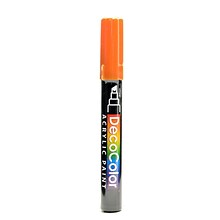Marvy Uchida Decocolor Acrylic Paint Markers Pumpkin Chisel Tip [Pack Of 6]