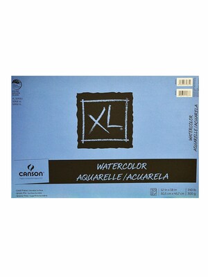 Canson Xl Watercolor Pads 12 In. X 18 In. Pad Of 30 [Pack Of 2]