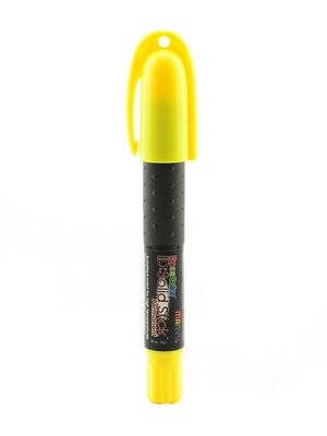 Marvy Uchida DecoColor Markers, Bold Tip, Yellow, 6/Pack (69533)