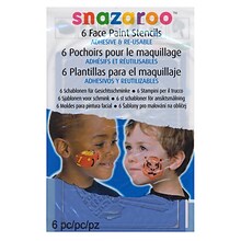 Snazaroo Face Paint Stencils Boys Adventure Set Of 6 [Pack Of 2]