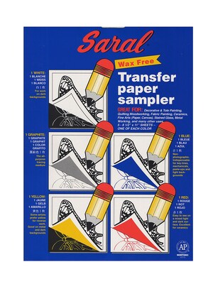 Saral Transfer (Tracing) Paper Sampler, 5 Sheets, 8 1/2 X 11, 2/Pack (74663-Pk2)