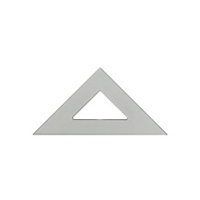 C-Thru Transparent Triangles, Professional 45/90-Degree, 8, 6/Pack (10865-Pk6)