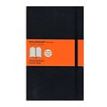 Moleskine Composition Notebooks, 5 x 8.25, Wide Ruled, 96 Sheets, Black, 3/Pack (41014-PK3)