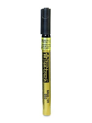 Sakura Pen-Touch Marker 0.7 Mm Extra Fine Gold [Pack Of 4]