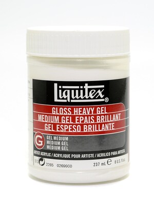 Liquitex Acrylic Gloss Heavy Gel Medium 8 Oz.