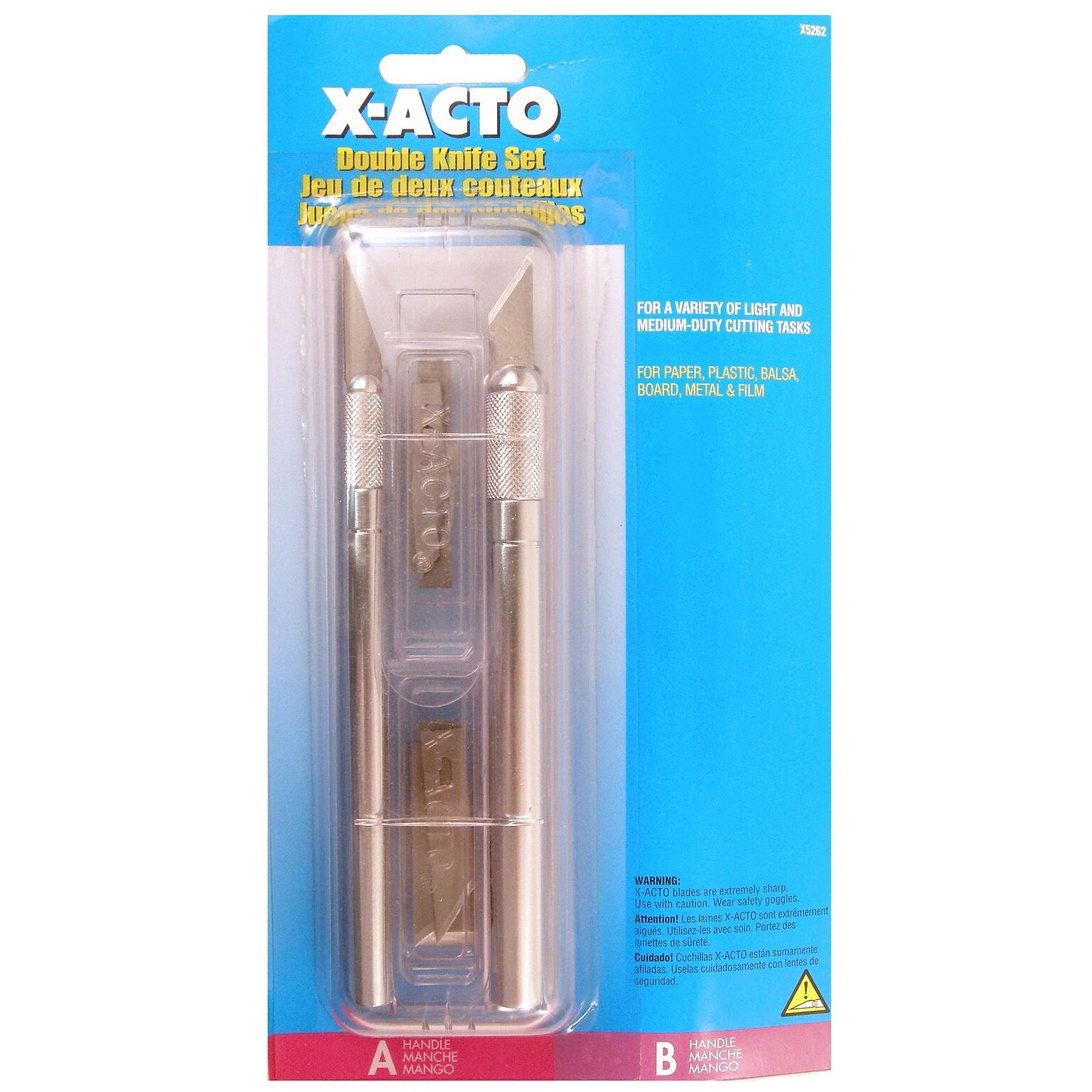 X-Acto 38242-Pk2 Double Knife Set, 2/Pack