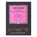 Arches Watercolor Pad 9 In. X 12 In. Hot Pressed 140 Lb. [Pack Of 2]