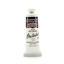 Grumbacher Pre-Tested Artists Oil Colors Burnt Sienna Deep P016 1.25 Oz. [Pack Of 2]