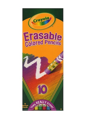 Crayola Erasable Colored Pencils Set Of 10 [Pack Of 4]