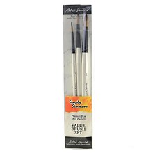 Robert Simmons Simply Simmons Value Brush Sets To The Point Set Set Of 3