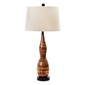 Fangio Lighting Ceramic Table Lamp, 34, Tribal Brown (8797)
