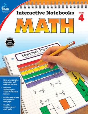 Interactive Notebooks Math Grade 4 Resource Book Paperback (104649)