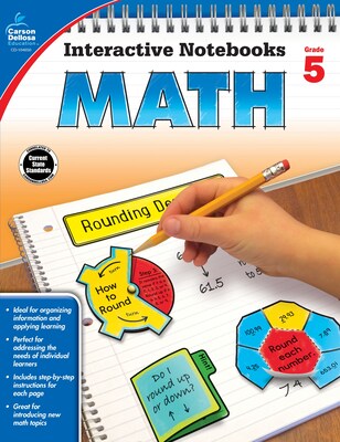 Interactive Notebooks Math Grade 5 Resource Book Paperback (104650)