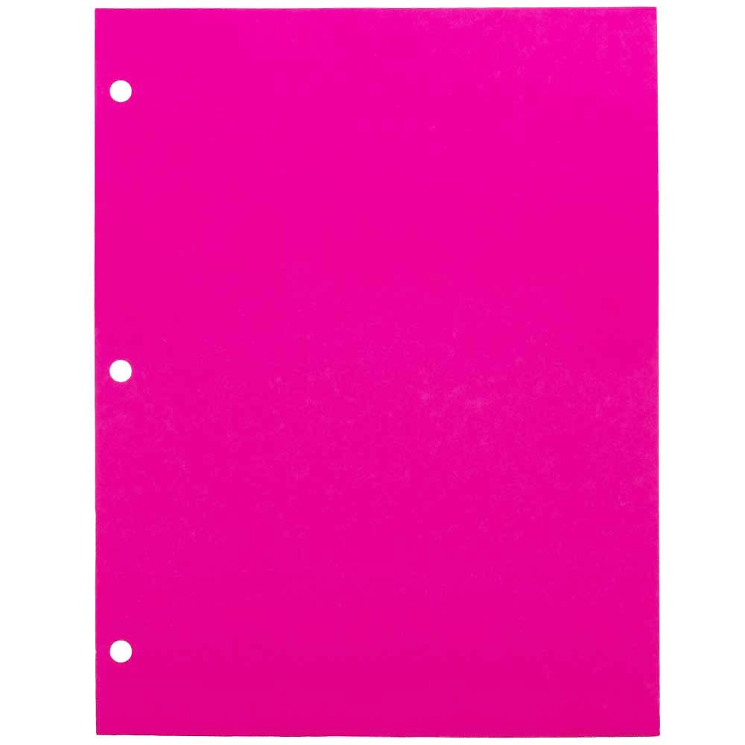 JAM Paper 3 Hole Punch 24lb Colored Paper, 8.5 x 11, Ultra Fuchsia Pink, 100 Sheets/Pack (354428163)