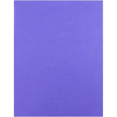 JAM Paper® Translucent Vellum Paper, 8.5 x 11, 30lb Blue, 100/Pack (301775)