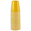 JAM Paper® Plastic Party Cups, 12 oz, Yellow, 20 Glasses/Pack (255523919)