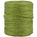 JAM Paper® Kraft Twine, 1/8 Inch x 73 Yards, Lime Green, Sold Individually (267820978)