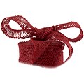 JAM Paper® Burlap Ribbon, 1 1/2 Inch x 10 Yards, Red, Sold Individually (344226957)