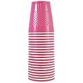JAM Paper® Plastic Party Cups, 12 oz, Fuchsia Pink, 20 Glasses/Pack (2255520703)