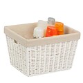 Honey Can Do 39.68 Qt. Large Tall Square Water Hyacinth Basket Natural (STO-02884)