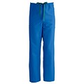 ComfortEase™ Unisex Non-Rev Drawstring Cargo Scrub Pants, Royal Blue, MDL-CC, Small, Reg Length