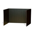 Pacon 48 x 16 Privacy Board, Black, 4/Pack (PAC3791)