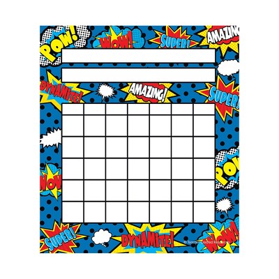 Teacher Created Resources Superhero Incentive Charts, Pack of 36 (TCR5646)