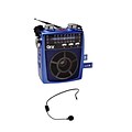 QFX CS170 Portable PA Speaker System, Blue