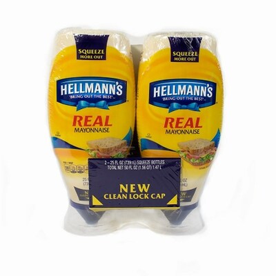 Hellmann's Real Mayonnaise, 2/Pack (220-00476)