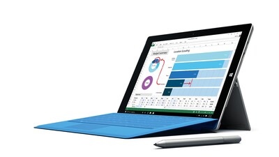 Microsoft Surface Pro 3, Intel® Core™ i7, 512GB, 12 Display (Windows 10)