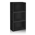 Way Basics Eco Stackable Hillcrest Modular Bookcase and Storage Shelf, Black