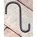Village Wrought Iron S-Hook with .75in and 1.38in Openings; 4in, Black (VW1474)
