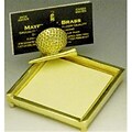 Mayer Mill Brass Golf Post-It Note Holder with Card Holder (MYRMB915)