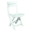 Adams Quik-Fold Chair; White (ADAM065)