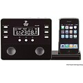 PyleHome TBAL7406 Enhanced iPod/iPhone Alarm Clock Speaker System w/AM/FM Radio & Remote Control