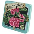 Lexington Studios 23105TT Geraniums Tiny Times Clock