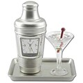 Ruda Overseas 085 3;1/2 x 3 Cocktail Clock Gifts