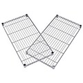 OFM 48W x 18D Steel Wire Shelves, Silver (S4818-2PK-SLVR)