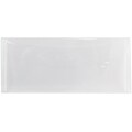 JAM Paper® #10 Plastic Envelopes with Tuck Flap Closure, 4 1/4 x 9 3/4, Clear Poly, 12/Pack (1541740