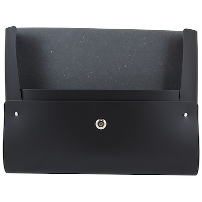 JAM Paper Leather Portfolio Case with Snap Closure, Black, 12/Carton (2233317452B)