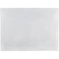 JAM Paper® Plastic Envelopes with Tuck Flap Closure, Letter Booklet, 8 7/8 x 12, Clear Poly, 12/Pack