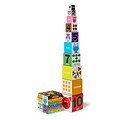 Melissa & Doug Nesting Blocks - Numbers, Shapes, Colors, 5.9 x 5.9 x 5.9, (9042)